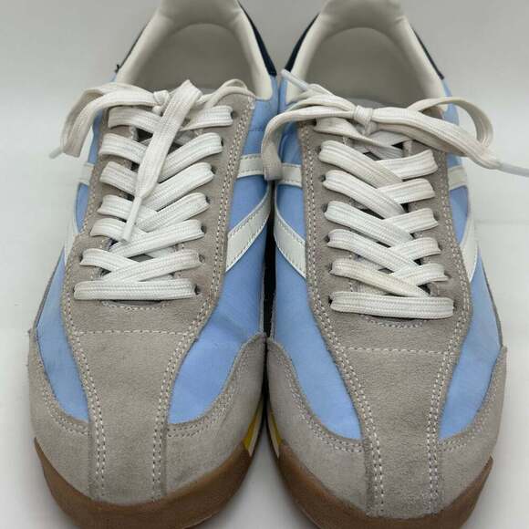 Tretorn Rawlins 2.0 Miami Blue Suede Textile Lace-up Rubber Sole Sneakers - Picture 9 of 15